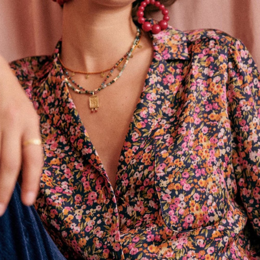 Sezane Florence Shirt Sz 34